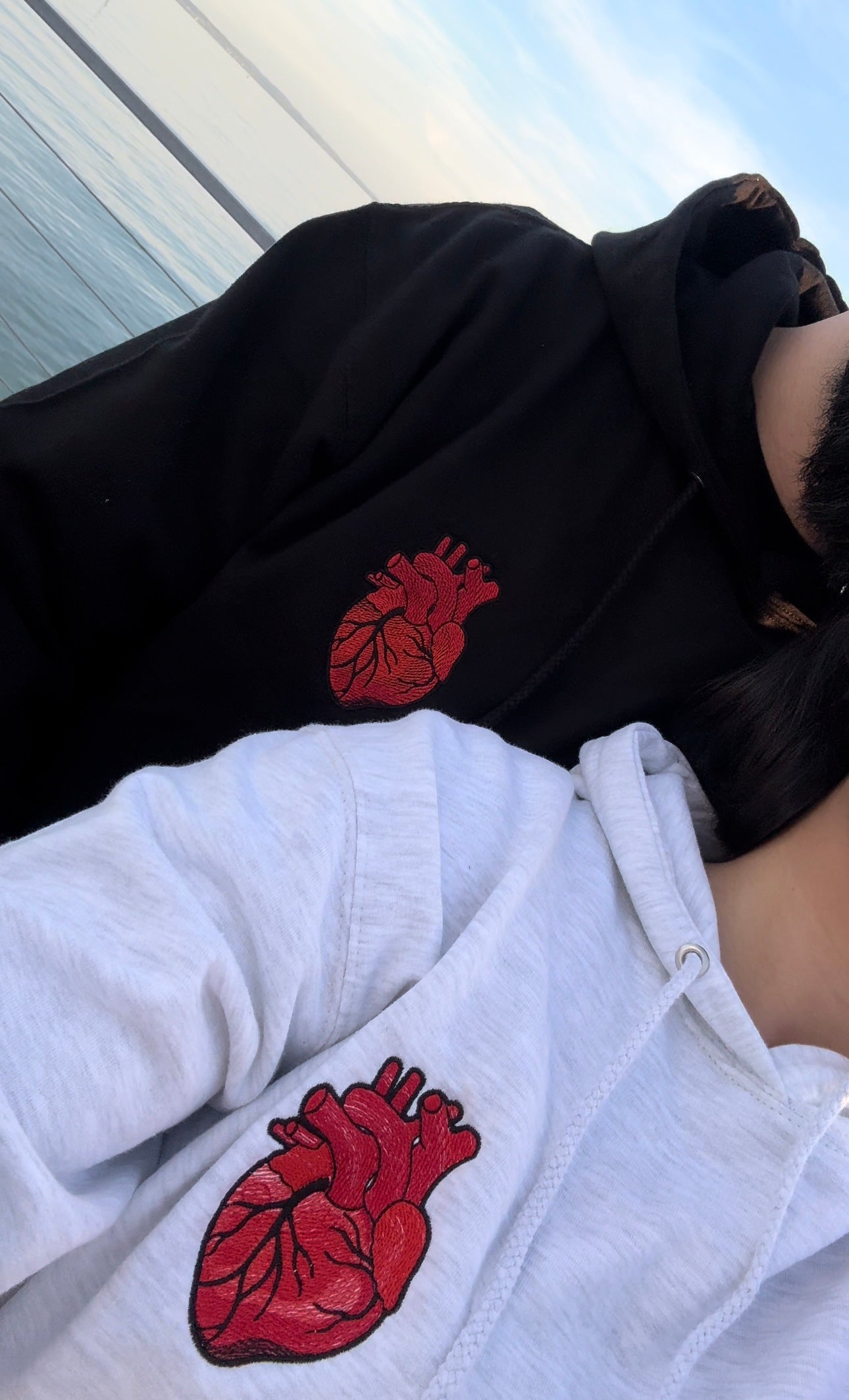 Anatomisches Herz Couple Pullover