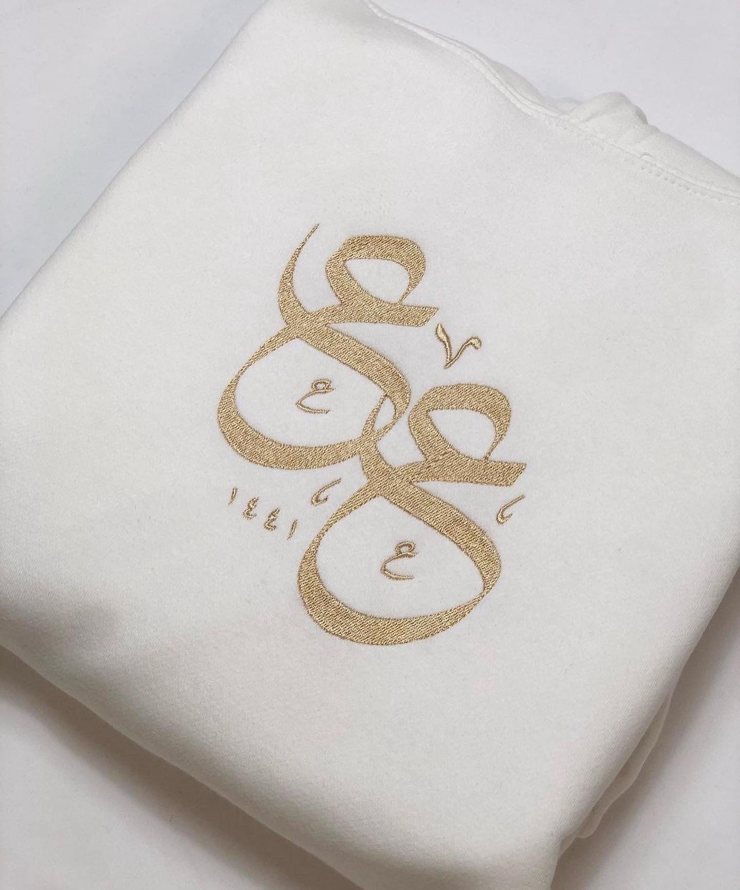 Couple Arabische Sweatshirt / Hoodie mit Anfangsbuchstaben