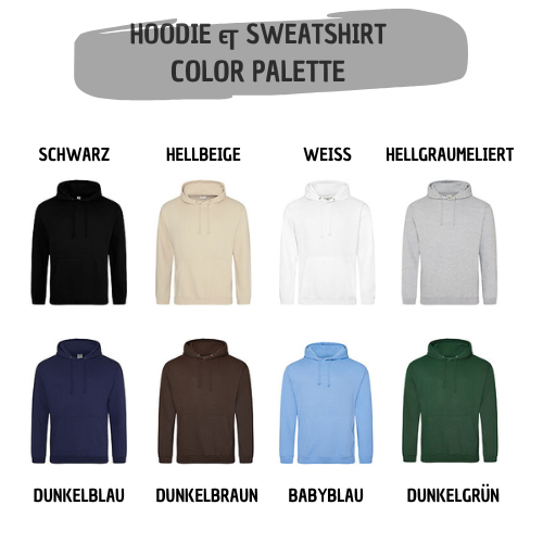 Personalisierbarer kleiner Spruch und Ärmel Sweatshirt / Hoodie